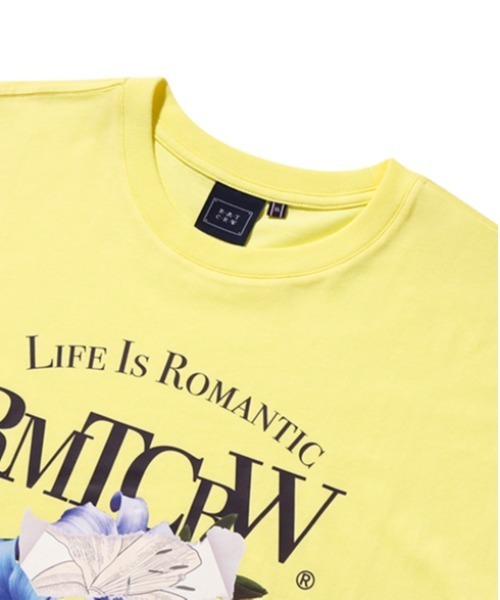 ROMANTIC CROWN(ロマンティッククラウン)の「【ROMANTIC CROWN】PASTEL LILY TEE / ロマンティッククラウン パステル リリー フラワー グラフィック Tシャツ(Tシャツ/カットソー・メンズ・ネイビー/ライトグレー/ライトイエロー・SMALL/X-LARGE/LARGE/MEDIUM)」の13枚目の写真