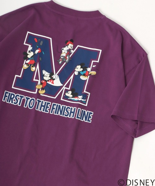 Disney(ディズニー)の「Disney/ディズニー ミッキーマウス ビッグシルエット カレッジロゴ Tシャツ(Tシャツ/カットソー・メンズ・ホワイト系その他/ホワイト系その他3/イエロー/ホワイト系その他2/パープル/ブラック系その他/スミクロ/ホワイト・L/M)」の7枚目の写真