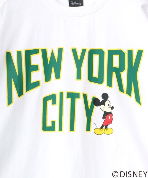 Disney(ディズニー)の「Disney/ディズニー ミッキーマウス ビッグシルエット カレッジロゴ Tシャツ(Tシャツ/カットソー・メンズ・ホワイト系その他/ホワイト系その他3/イエロー/ホワイト系その他2/パープル/ブラック系その他/スミクロ/ホワイト・L/M)」の22枚目の写真