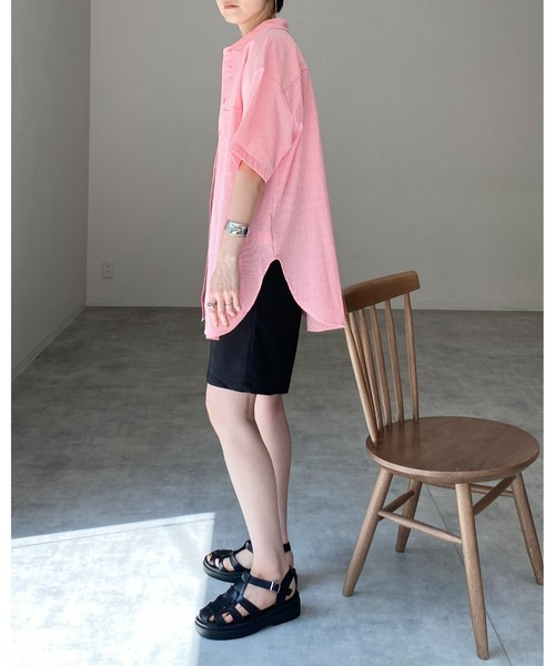 She's Closet(シーズクローゼット)の「ハイウエストセンタープレスタック入りキュロットショートパンツ(その他パンツ・レディース・ブラック/オレンジ/アイボリー/グレイッシュベージュ・FREE)」の11枚目の写真