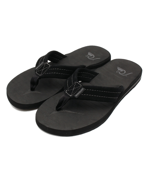 Quiksilver(クイックシルバー)の「CARVER SUEDE/クイックシルバービーサン(ビーチサンダル)(サンダル・メンズ・グレー/ブラウン/ブラック・25cm/27cm/26cm/28cm)」の2枚目の写真