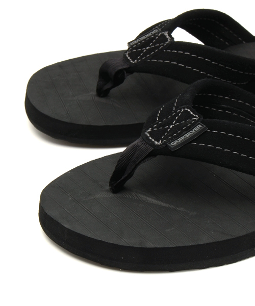 Quiksilver(クイックシルバー)の「CARVER SUEDE/クイックシルバービーサン(ビーチサンダル)(サンダル・メンズ・グレー/ブラウン/ブラック・25cm/27cm/26cm/28cm)」の7枚目の写真