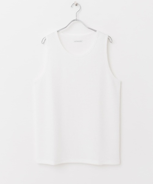 URBAN RESEARCH DOORS(アーバンリサーチドアーズ)の「ドライワッフルタンクトップ(タンクトップ・メンズ・ホワイト/ブラック/グレー・MEDIUM/LARGE)」の9枚目の写真