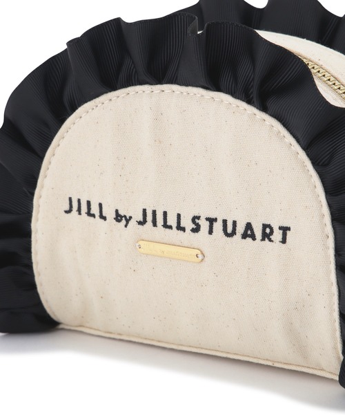 JILL by JILL STUART（ジルバイジルスチュアート）の「◇フリルラウンドポーチ（ポーチ・レディース・ブラック/ピンク・FREE）」の4枚目の写真