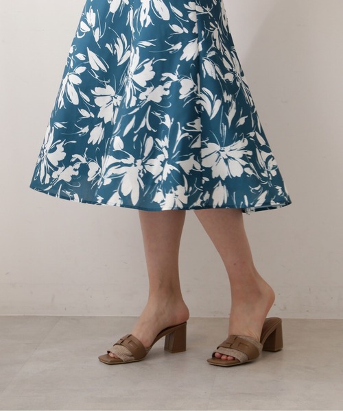 PROPORTION BODY DRESSING(プロポーションボディドレッシング)の「サマーフラワーフレアスカート / 1212220708(スカート・レディース・ホワイト系その他/ブラック/グリーン・SMALL/MEDIUM)」の11枚目の写真