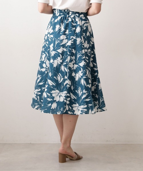 PROPORTION BODY DRESSING(プロポーションボディドレッシング)の「サマーフラワーフレアスカート / 1212220708(スカート・レディース・ホワイト系その他/ブラック/グリーン・SMALL/MEDIUM)」の12枚目の写真