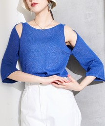 Solace | ショルダーカットオープンニットトップス(ニット/セーター)