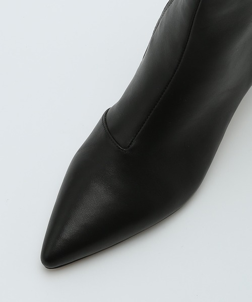 ROPE'（ロペ）の「レザーポインテッドショートブーツ（ブーツ・レディース・ブラック・36/37/36.5/37.5）」の5枚目の写真