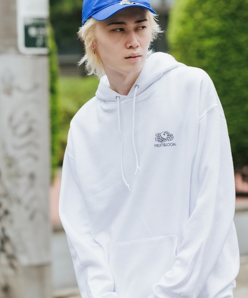 FRUIT OF THE LOOM（フルーツオブザルーム）の「FRUIT OF THE LOOM/フルーツオブザルーム FTL×ROOP TOKYO 別注 グラフィックパーカー フーディ（パーカー・レディース・ブラック×ホワイト/グレー/ホワイト×ブラック・L/XL/S/M）」の14枚目の写真