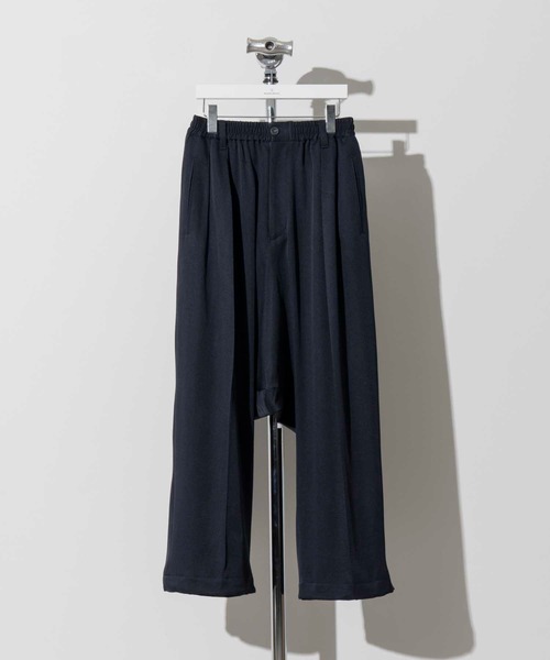 新品未使用✨ maison special 2way タックパンツ ネイビー SALE】2way Two Tuck Wide Pants