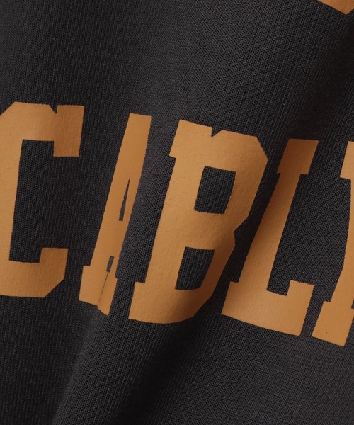 Honeys（ハニーズ）の「ゆるロゴパーカー（パーカー・レディース・杢グレー/スミクロ/イエロー×グリーン/アイボリー/ブルー・S/L/M）」の7枚目の写真