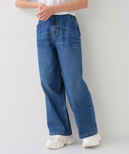 LOVETOXIC(ラブトキシック)の「アソートホックデニムパンツ(その他パンツ・キッズ・ブルー/ネイビー/グレー・L/SS/S/M)」の4枚目の写真