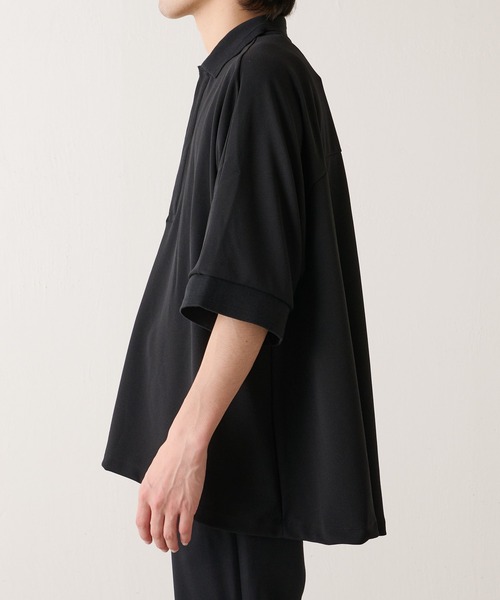 Lui's（ルイス）の「Big POLO(ビッグポロシャツ)（Tシャツ/カットソー・メンズ・ホワイト/ブラック・FREE）」の12枚目の写真