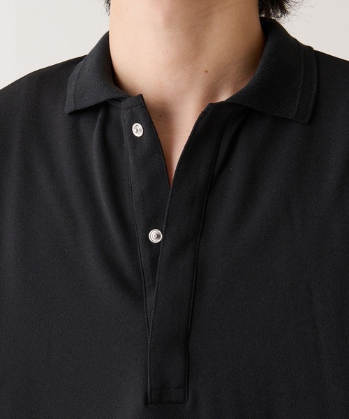 Lui's（ルイス）の「Big POLO(ビッグポロシャツ)（Tシャツ/カットソー・メンズ・ホワイト/ブラック・FREE）」の10枚目の写真