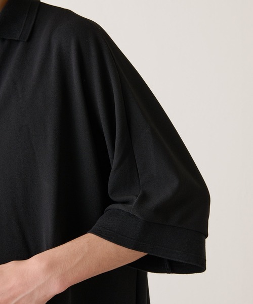 Lui's（ルイス）の「Big POLO(ビッグポロシャツ)（Tシャツ/カットソー・メンズ・ホワイト/ブラック・FREE）」の8枚目の写真