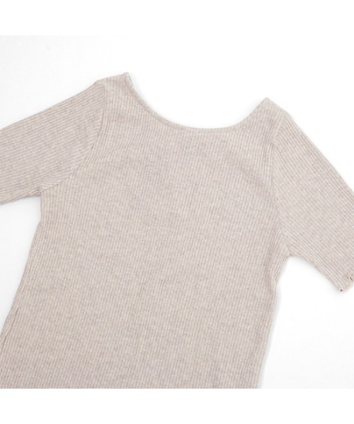 flower（フラワー）の「グリッターリボントップ（Tシャツ/カットソー・レディース・グレー/アイボリー・FREE）」の22枚目の写真