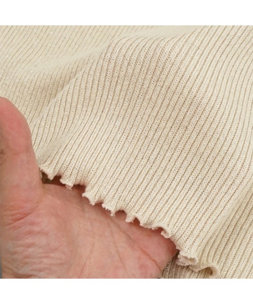 flower（フラワー）の「グリッターリボントップ（Tシャツ/カットソー・レディース・グレー/アイボリー・FREE）」の9枚目の写真