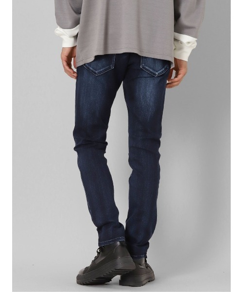 semantic design(セマンティックデザイン)の「セマンティックデザイン ハイパーストレッチ スキニーデニム(デニムパンツ・メンズ・ブラック/ネイビー・MEDIUM/LARGE/X-LARGE/S)」の6枚目の写真