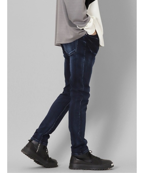 semantic design(セマンティックデザイン)の「セマンティックデザイン ハイパーストレッチ スキニーデニム(デニムパンツ・メンズ・ブラック/ネイビー・MEDIUM/LARGE/X-LARGE/S)」の7枚目の写真