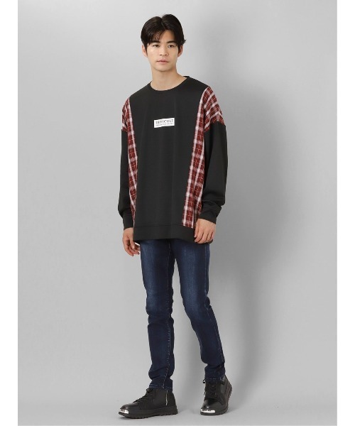 semantic design(セマンティックデザイン)の「セマンティックデザイン ハイパーストレッチ スキニーデニム(デニムパンツ・メンズ・ブラック/ネイビー・MEDIUM/LARGE/X-LARGE/S)」の15枚目の写真