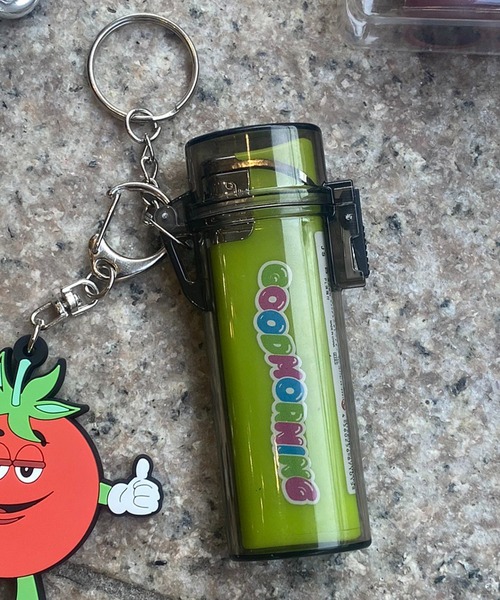 SPINNS（スピンズ）の「クリアライターケース 小物入れ（アッシュトレイ/ライター・レディース・クリア/グリーン/ブラック・ONESIZE）」の7枚目の写真