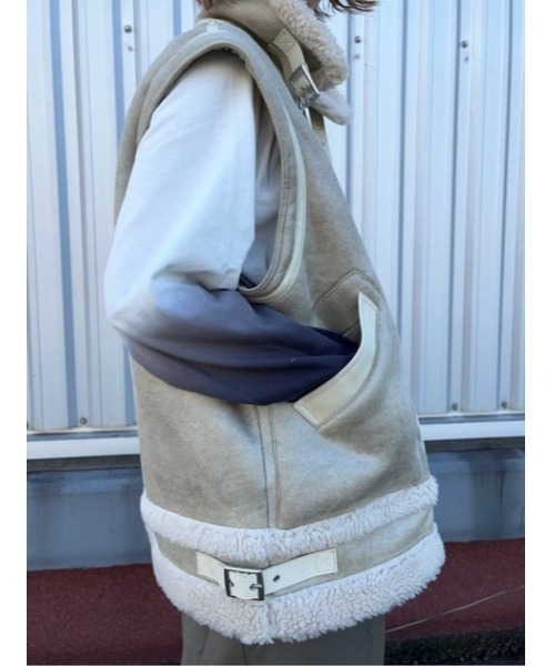 THROW by SLY（スローバイスライ）の「AOR x THROW LOGO L/S TOPS エーオーアール スロー ロゴ ロングスリーブ Tシャツ（Tシャツ/カットソー・レディース・ブラウン/グレー・FREE）」の12枚目の写真