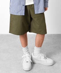 GLAZOS（グラソス）の「ツイル・ペインタービッグハーフパンツ（その他パンツ・キッズ）」