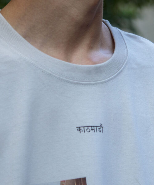 GLOSTER（グロスター）の「【GLOSTER/グロスター】TRIPPY グラフィックロンT フォトT（Tシャツ/カットソー・メンズ・ホワイト系その他/ホワイト系その他2/ライトグレー/サックスブルー・M/L）」の13枚目の写真