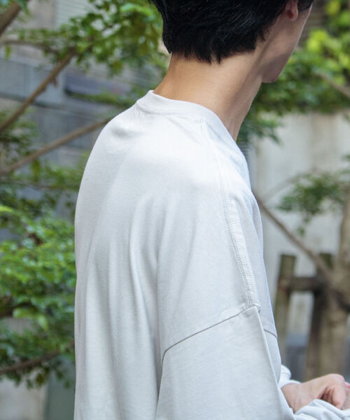GLOSTER（グロスター）の「【GLOSTER/グロスター】TRIPPY グラフィックロンT フォトT（Tシャツ/カットソー・メンズ・ホワイト系その他/ホワイト系その他2/ライトグレー/サックスブルー・M/L）」の17枚目の写真
