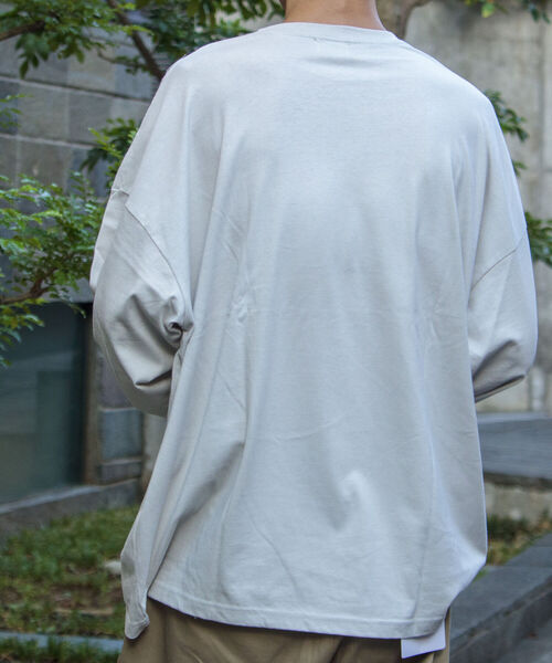 GLOSTER（グロスター）の「【GLOSTER/グロスター】TRIPPY グラフィックロンT フォトT（Tシャツ/カットソー・メンズ・ホワイト系その他/ホワイト系その他2/ライトグレー/サックスブルー・M/L）」の18枚目の写真