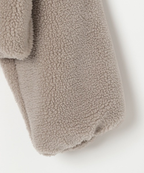 GLOBAL WORK（グローバルワーク）の「フワモコボアZIPブルゾン/295079（ブルゾン・キッズ・パープル/アイボリー/モカ/ライトパープル・110cm/100cm/120cm/130cm/140cm/150cm/160cm）」の12枚目の写真