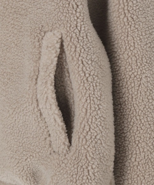 GLOBAL WORK（グローバルワーク）の「フワモコボアZIPブルゾン/295079（ブルゾン・キッズ・パープル/アイボリー/モカ/ライトパープル・110cm/100cm/120cm/130cm/140cm/150cm/160cm）」の15枚目の写真