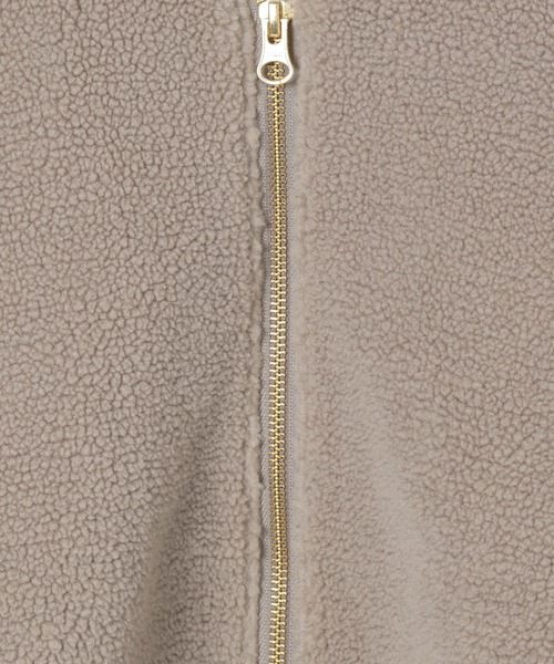 GLOBAL WORK（グローバルワーク）の「フワモコボアZIPブルゾン/295079（ブルゾン・キッズ・パープル/アイボリー/モカ/ライトパープル・110cm/100cm/120cm/130cm/140cm/150cm/160cm）」の22枚目の写真