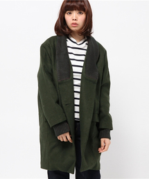 【WHO'S WHO gallery】ショールリブコクーンコート