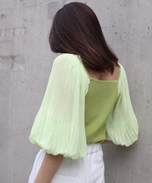 【CISLYS】Canele sleeve compact tops