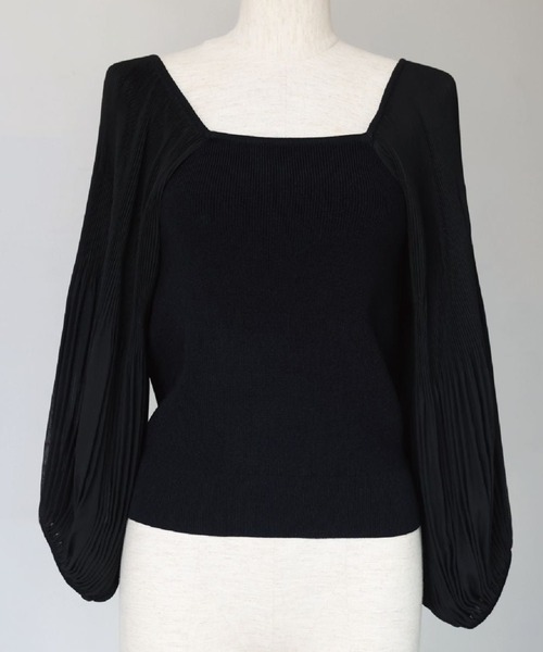 CISLYS（シスリス）の「【CISLYS】Canele sleeve compact tops（Tシャツ/カットソー・レディース・ホワイト/ブラック/ミント・FREE）」の8枚目の写真