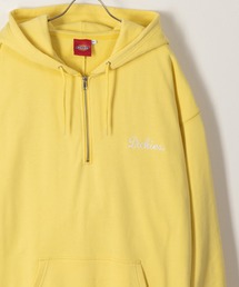 【DICKIES／ディッキーズ】ワンポイント刺繍ハーフジップフーディ/パーカー/ビッグシルエット