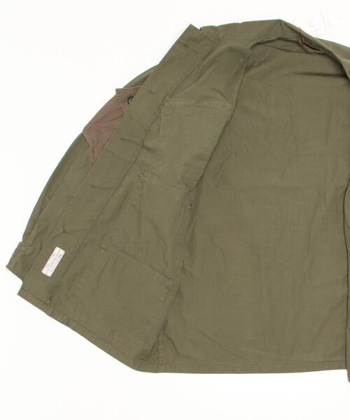 CAL O LINE（キャルオーライン）の「【 CAL O LINE / キャル オー ライン 】 カスタム ジャングル ファティーグジャケット CUSTOM JUNGLE FATIGUE JACKET SES COL CL222-040（ミリタリージャケット・メンズ・オリーブドラブ・L/M）」の3枚目の写真
