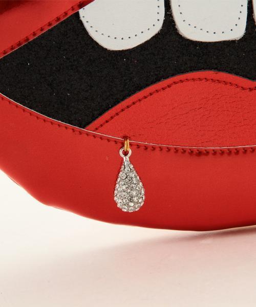 Ray BEAMS（レイビームス）の「guriguri / リップ ポシェット（ショルダーバッグ・レディース・レッド・ONE SIZE）」の9枚目の写真