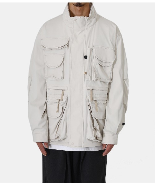 DAIWA PIER39（ダイワピア39）の「DAIWA PIER39 / ダイワ ピアサーティナイン：TECH PERFECT FISHING JACKET：BJ-25022W[PIE]（ナイロンジャケット・メンズ・ベージュ系その他/ダークネイビー・XL/L/M）」の15枚目の写真