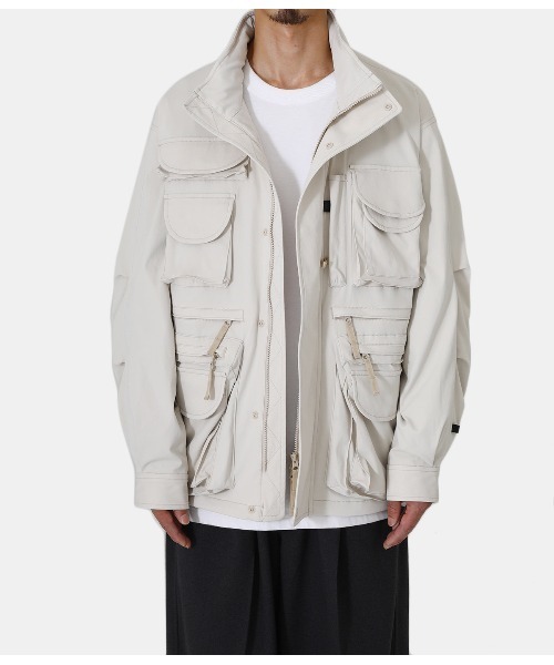 DAIWA PIER39（ダイワピア39）の「DAIWA PIER39 / ダイワ ピアサーティナイン：TECH PERFECT FISHING JACKET：BJ-25022W[PIE]（ナイロンジャケット・メンズ・ベージュ系その他/ダークネイビー・XL/L/M）」の18枚目の写真