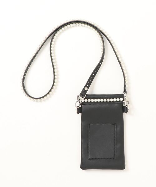 DONOBAN（ドノバン）の「【尾﨑 美紀×Donobanコラボ】パールドキュメントケース（ボディバッグ/ウエストポーチ・レディース・ブラック・ONESIZE）」の12枚目の写真