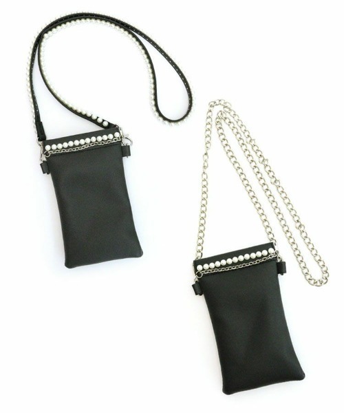 DONOBAN（ドノバン）の「【尾﨑 美紀×Donobanコラボ】パールドキュメントケース（ボディバッグ/ウエストポーチ・レディース・ブラック・ONESIZE）」の18枚目の写真