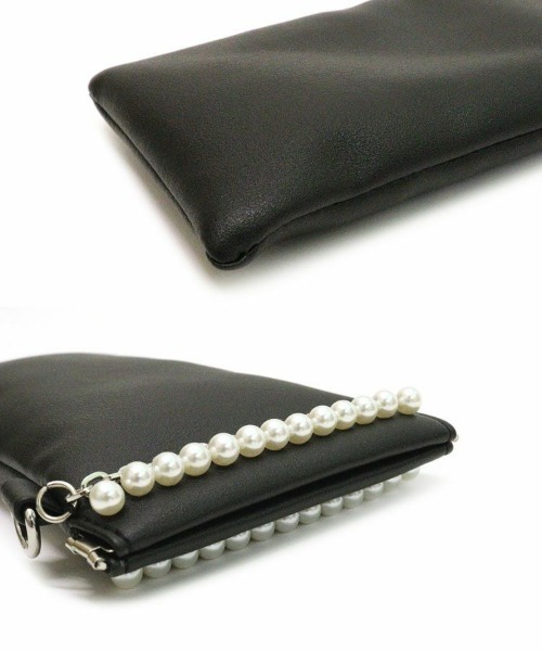 DONOBAN（ドノバン）の「【尾﨑 美紀×Donobanコラボ】パールドキュメントケース（ボディバッグ/ウエストポーチ・レディース・ブラック・ONESIZE）」の20枚目の写真