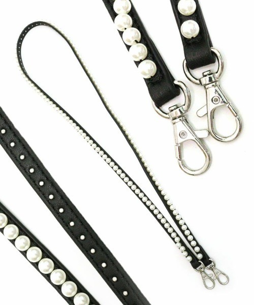 DONOBAN（ドノバン）の「【尾﨑 美紀×Donobanコラボ】パールドキュメントケース（ボディバッグ/ウエストポーチ・レディース・ブラック・ONESIZE）」の17枚目の写真