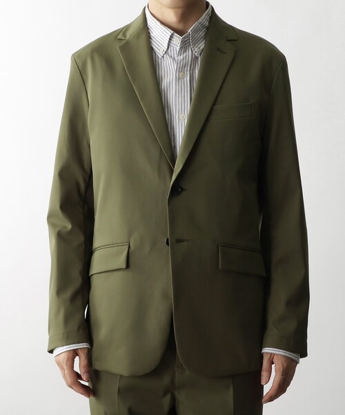 THE SHOP TK （ザ ショップ ティーケー ）の「◆【WWS／ワークウエアスーツ】Bizテーラードジャケット（スーツジャケット・メンズ・モスグリーン/ダークネイビー/ブラック・01/02/03/04）」の15枚目の写真