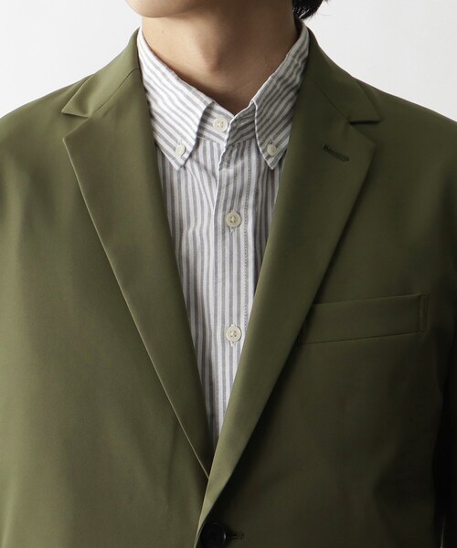 THE SHOP TK （ザ ショップ ティーケー ）の「◆【WWS／ワークウエアスーツ】Bizテーラードジャケット（スーツジャケット・メンズ・モスグリーン/ダークネイビー/ブラック・01/02/03/04）」の4枚目の写真