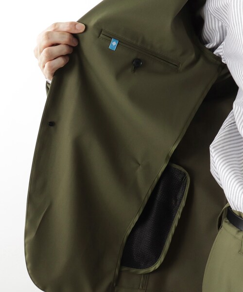 THE SHOP TK （ザ ショップ ティーケー ）の「◆【WWS／ワークウエアスーツ】Bizテーラードジャケット（スーツジャケット・メンズ・モスグリーン/ダークネイビー/ブラック・01/02/03/04）」の13枚目の写真
