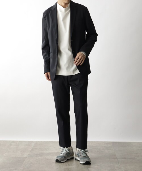 THE SHOP TK （ザ ショップ ティーケー ）の「◆【WWS／ワークウエアスーツ】Bizテーラードジャケット（スーツジャケット・メンズ・モスグリーン/ダークネイビー/ブラック・01/02/03/04）」の10枚目の写真