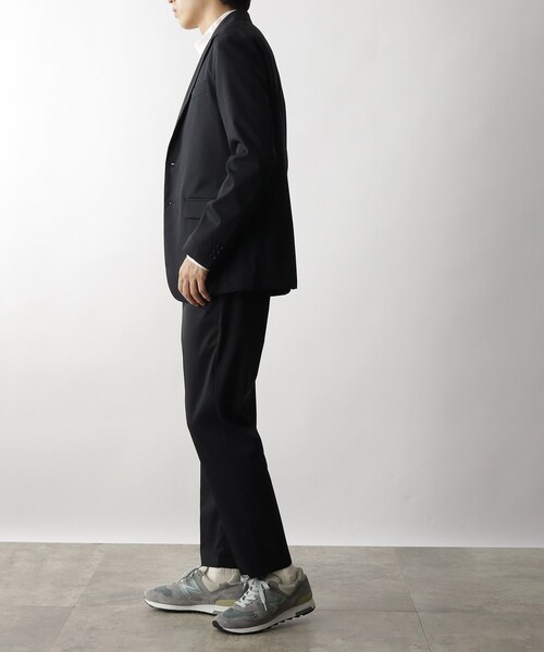 THE SHOP TK （ザ ショップ ティーケー ）の「◆【WWS／ワークウエアスーツ】Bizテーラードジャケット（スーツジャケット・メンズ・モスグリーン/ダークネイビー/ブラック・01/02/03/04）」の14枚目の写真